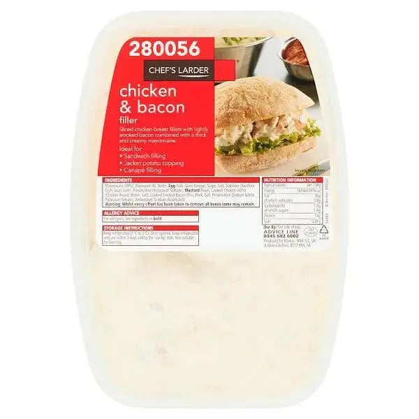 Chef's Larder Chicken & Bacon Filler 1kg  Adomoo