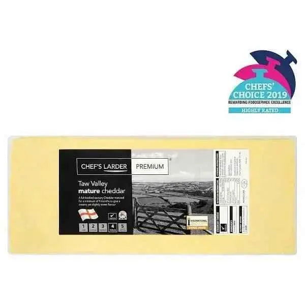 Chef's Larder Premium Taw Valley Mature Cheddar  Adomoo