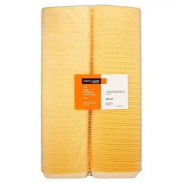 Chefs Larder 100 Large Insulated Food Boxes HP4  Adomoo