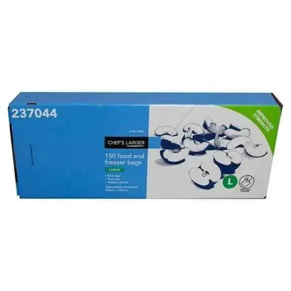 Chefs Larder 150 Food and Freezer Bags Large  Adomoo