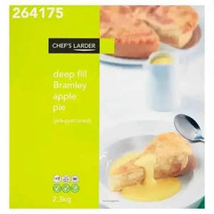 Chefs Larder Deep Fill Bramley Apple Pie 2.3kg  Adomoo