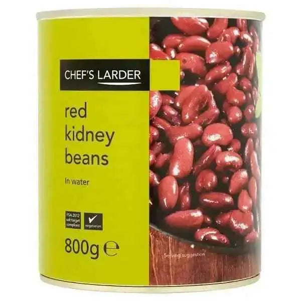 Chefs Larder Red Kidney Beans in Water 800g  Adomoo