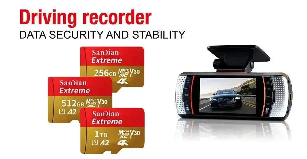 Class 10 mini sd memory card 128GB 512GB micro TF sd card 256GB 256GB 1TB Smart SD/TF cards for Phone/camera Give card reader  Adomoo