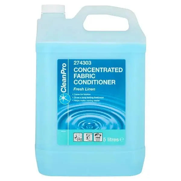 CleanPro Fresh Linen Concentrated Fabric Conditioner 5 Litres - Honesty Sales U.K