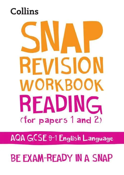 Collins GCSE Grade 9-1 SNAP Revision - AQA GCSE 9-1 English Language Reading (Papers 1 & 2) Workbook - Honesty Sales U.K