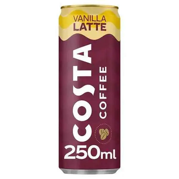 Costa Coffee Latte 12 x 250ml Cans  Adomoo