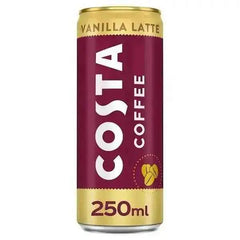 Costa Coffee Vanilla Latte 250ml (Case of 12)  Adomoo