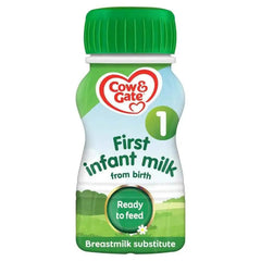 Cow & Gate 1 First Infant Milk from Birth 200ml (Pack Of 12)  Adomoo