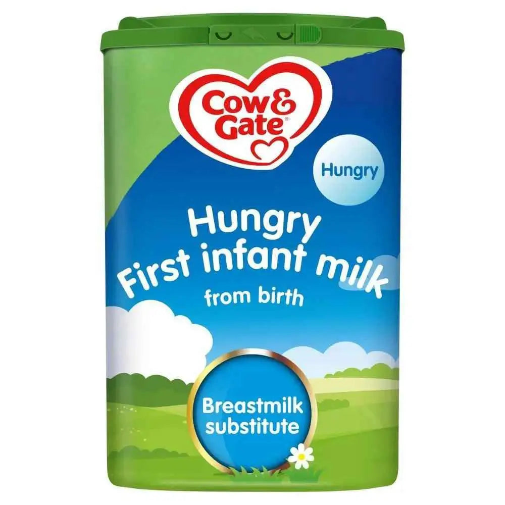 Cow and Gate Hungry First Infant Milk from Birth 800g  Adomoo