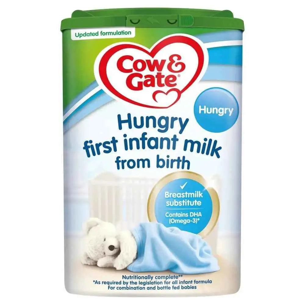 Cow and Gate Hungry First Infant Milk from Birth 800g  Adomoo