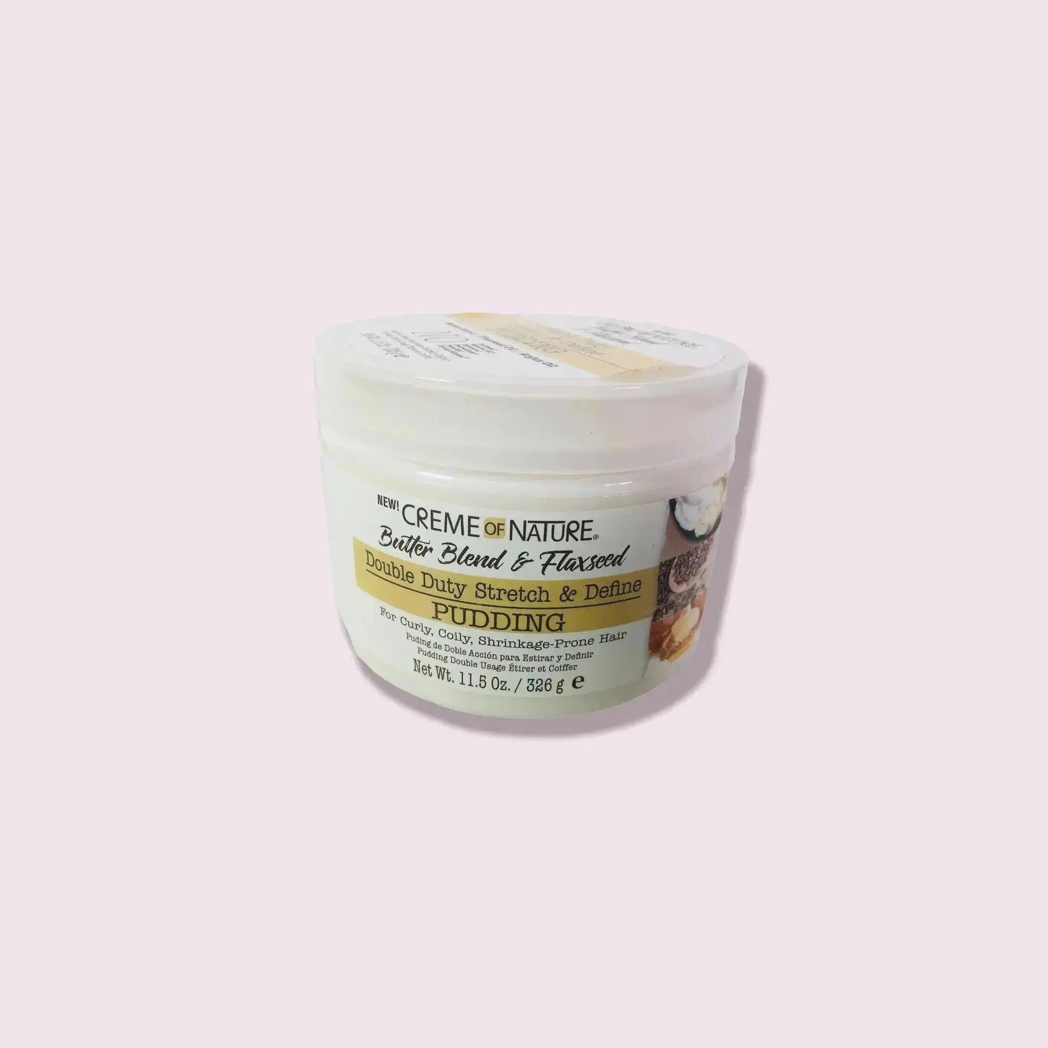 Creme of Nature Butter Blend & flaxseed Pudding 11.5oz  Adomoo