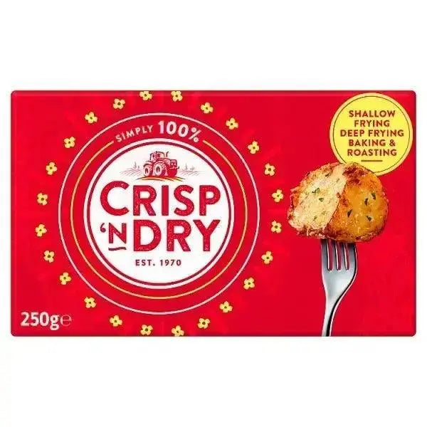 Crisp 'n Dry Simply 100% White Cooking Fat 250g  Adomoo