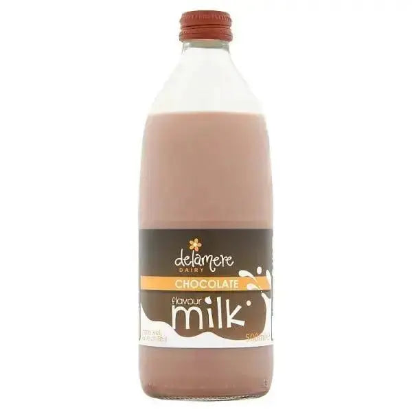 Delamere Dairy Chocolate Flavour Milk 500ml (Case of 12)  Adomoo