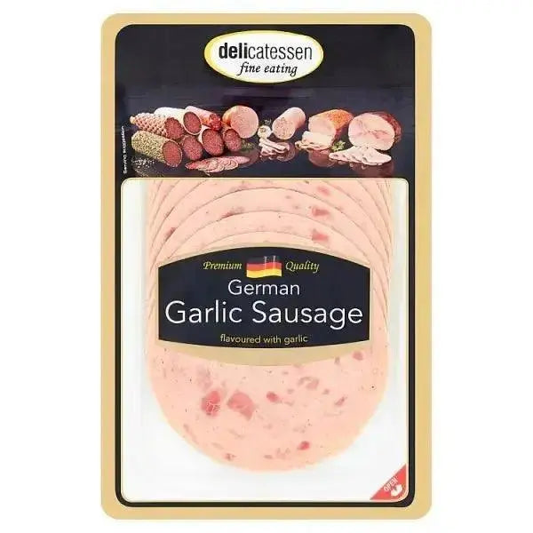 Delicatessen Fine Eating Garlic Sausage Flavoured with Garlic 90g  Adomoo