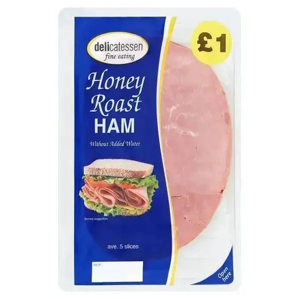 Delicatessen Fine Eating Honey Roast Ham 5 Slices 90g  Adomoo