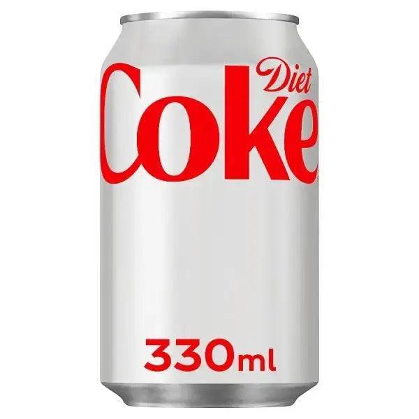 Diet Coke 24 x 330ml  Adomoo