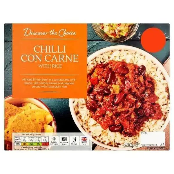 Discover the Choice Chilli Con Carne with Rice 450g  Adomoo