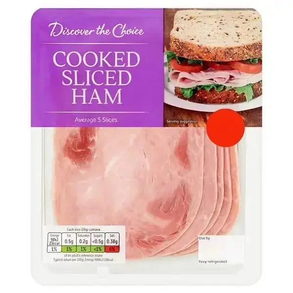 Discover the Choice Cooked Sliced Ham 100g  Adomoo
