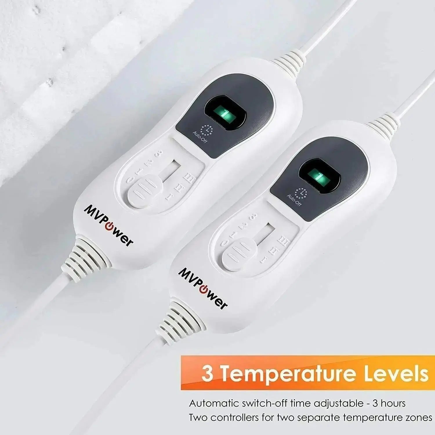 Double Economical Electric Blanket Ultrasonic Welding Fabric Heating Bed Mat Warmer  Adomoo