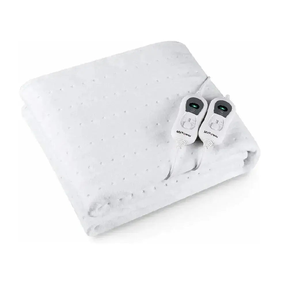 Double Economical Electric Blanket Ultrasonic Welding Fabric Heating Bed Mat Warmer  Adomoo