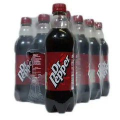 Dr Pepper 500ml (Case of 12) Sparkling Fruit Flavour  Adomoo