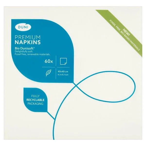 Duni 60 Premium Napkins Bio Dunisoft - Honesty Sales U.K