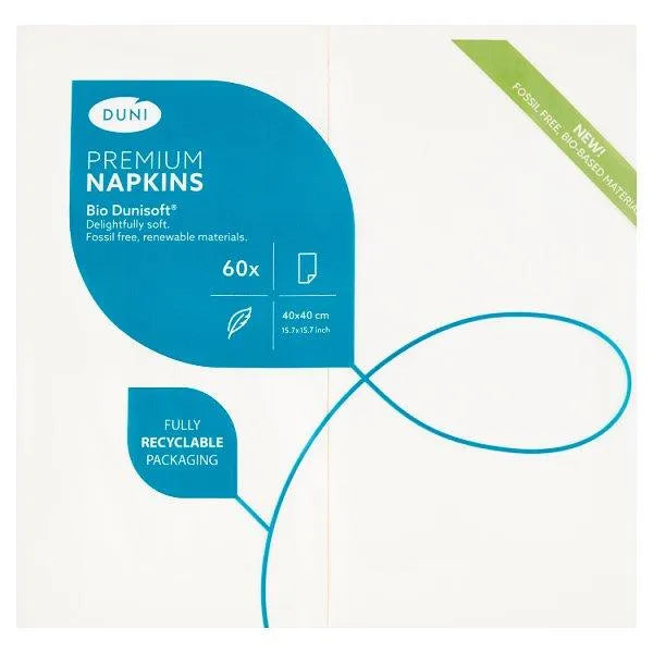 Duni Bio Dunisoft 60 Premium Napkins - Honesty Sales U.K