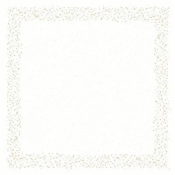 Duni Golden Stardust White Slipcover 84x84cm - Honesty Sales U.K