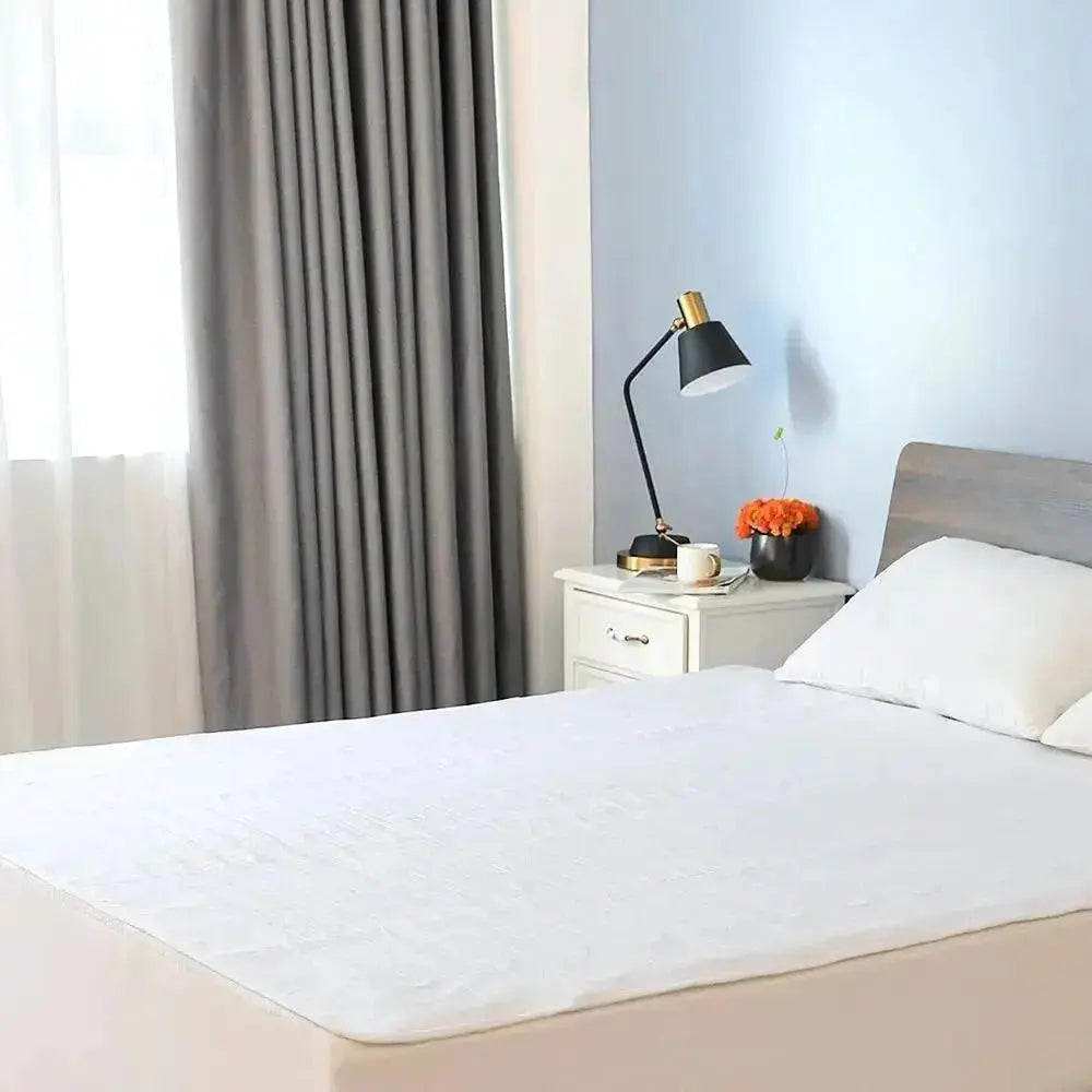 Electric Heated Blanket 3 Heat Setting Heated Mattress Cover 150x160cm  Adomoo