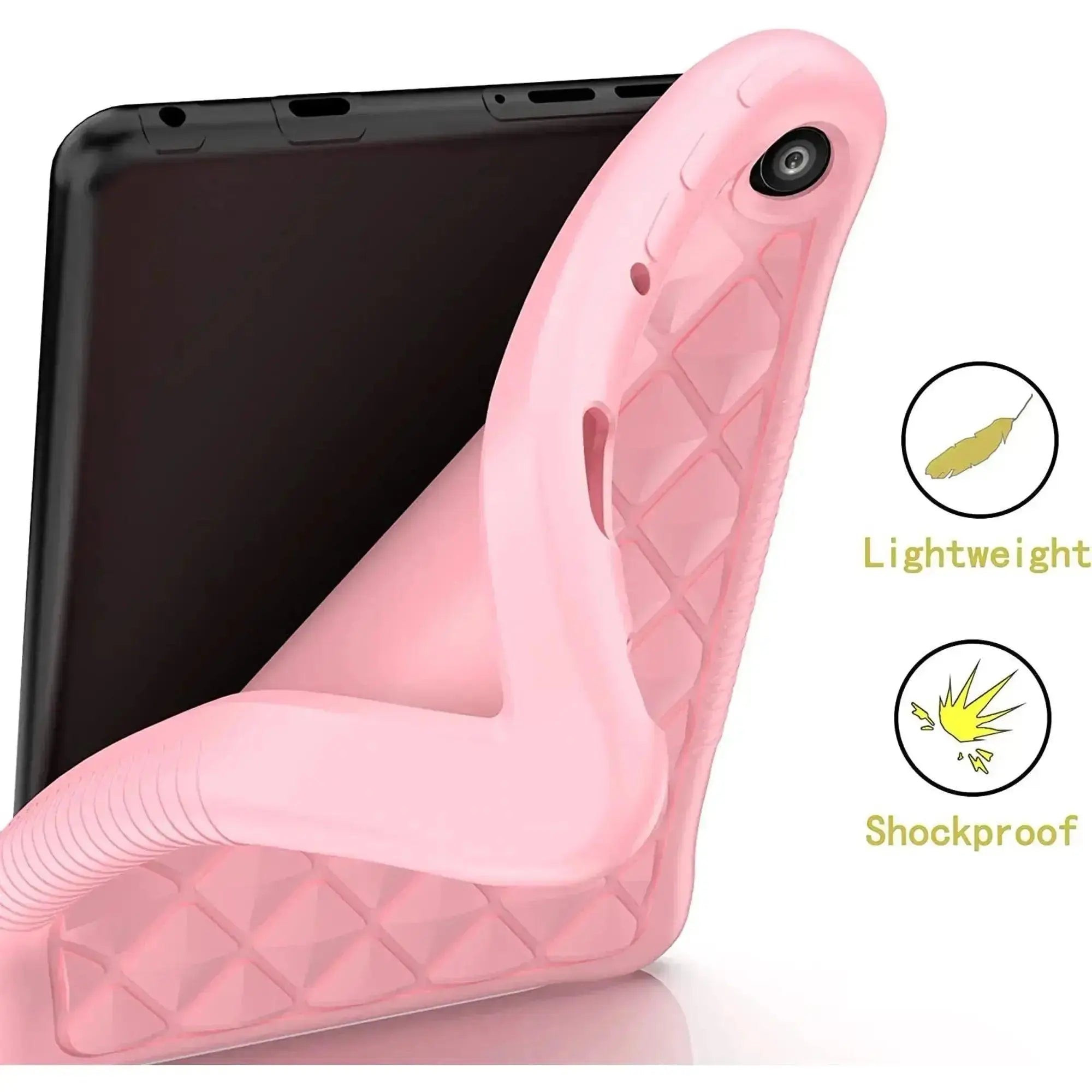 Epicgadget Pink Case for 7" Kindle Fire HD Tablet, with screen protector & stylus, New  Adomoo