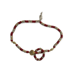 Ethnic chunky bead necklace and bangle  Adomoo