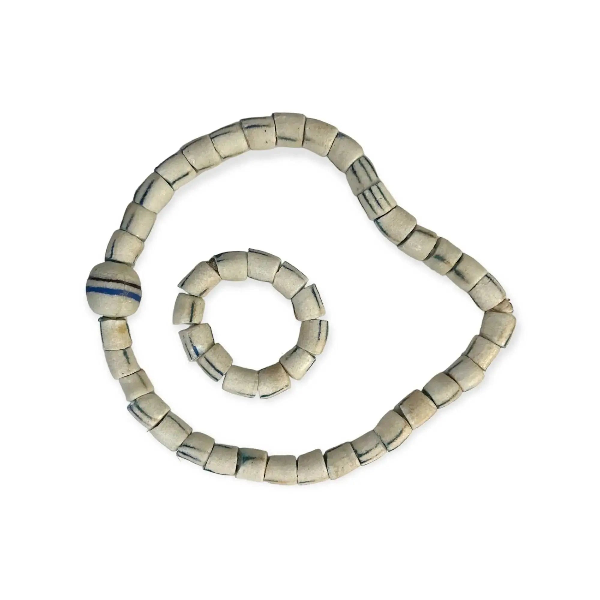 Ethnic chunky bead necklace and bangle  Adomoo