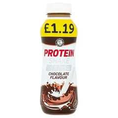 Euro Shopper Protein Shake Chocolate Flavour 330ml (Case of 8)  Adomoo