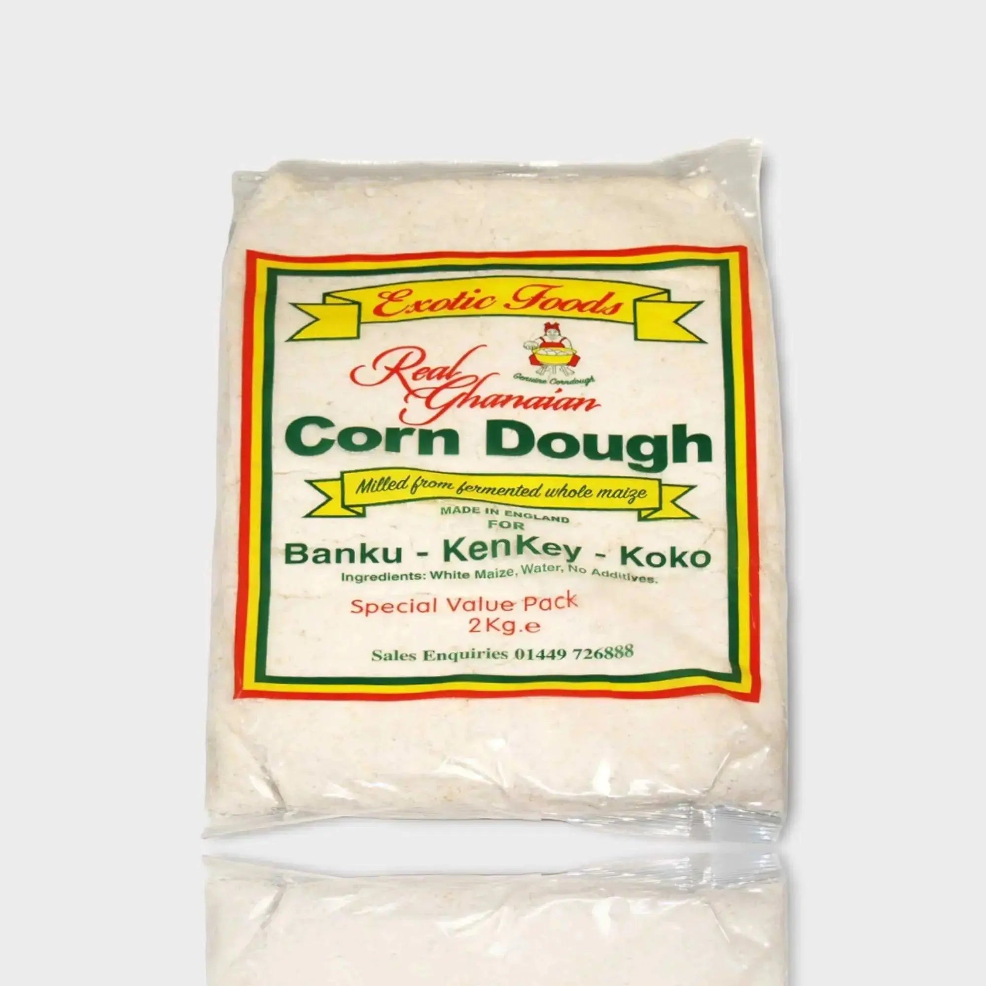 Exotic Corn Dough 2KG Made From 100% Fermented Whole Maize  Adomoo