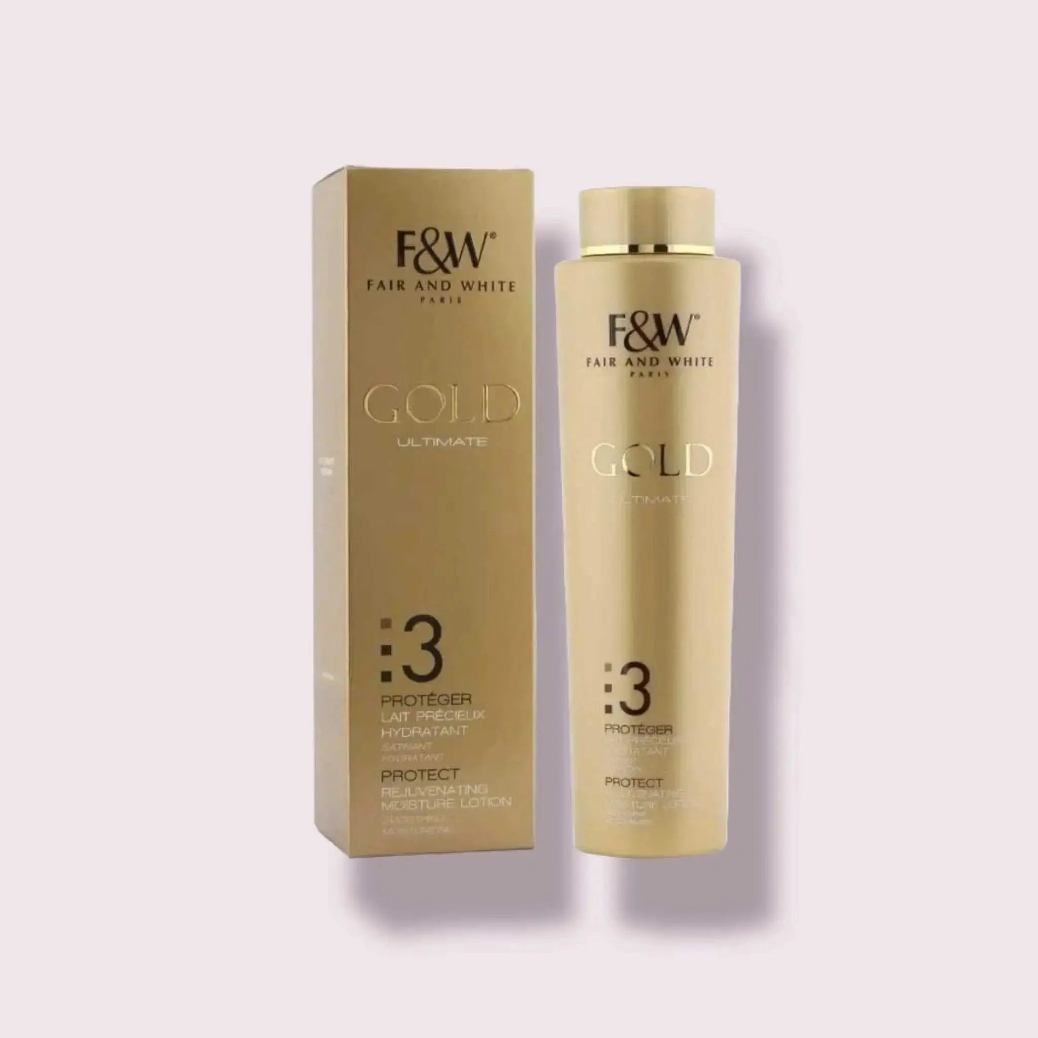 Fair & White 3 Gold Rejuvenating Moisture Lotion 500 ml - 17.6 fl.oz  Adomoo