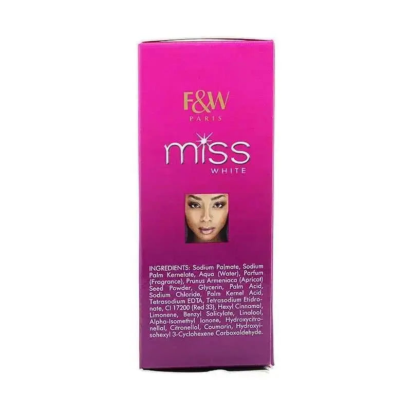 Fair & White Miss White Beauty Active Exfoliating Soap 200gr - 7Oz  Adomoo