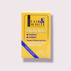 Fair & White Savon Aha-2 Exfoliating and Lightening Soap 200g  Adomoo