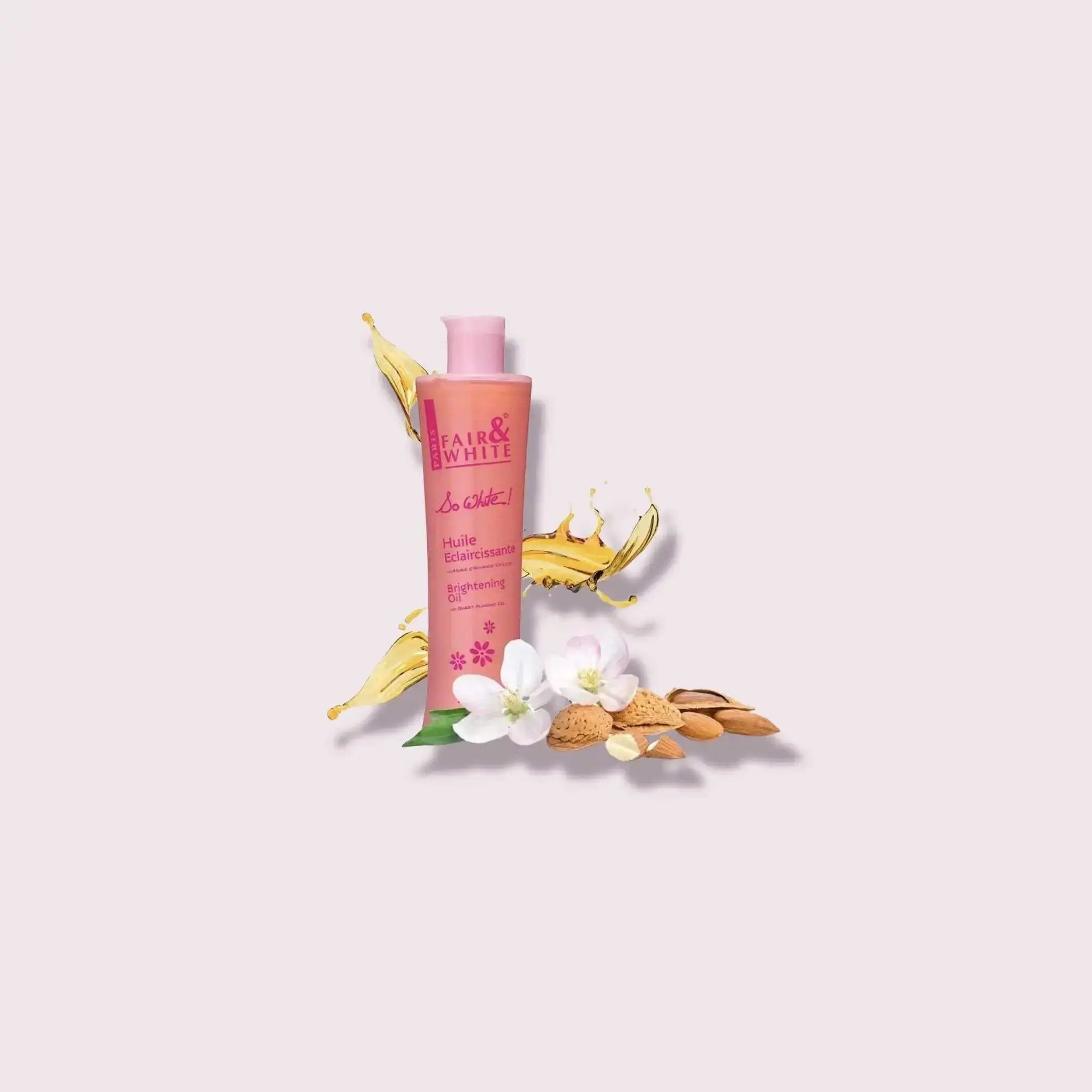 Fair & White So White Body Oil, 250ml - 8.45fl.oz  Adomoo