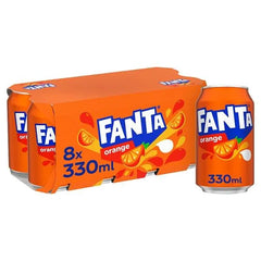 Fanta Orange 8 x 330ml (Case of 3) - Honesty Sales U.K