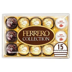 Ferrero Collection Gift Box of Chocolates 15 Pieces (172g) - Honesty Sales U.K