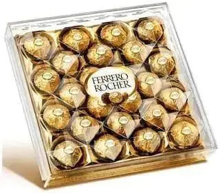 Ferrero Rocher Gift Box of Chocolate 24 Pieces 300g (Case of 6)  Adomoo