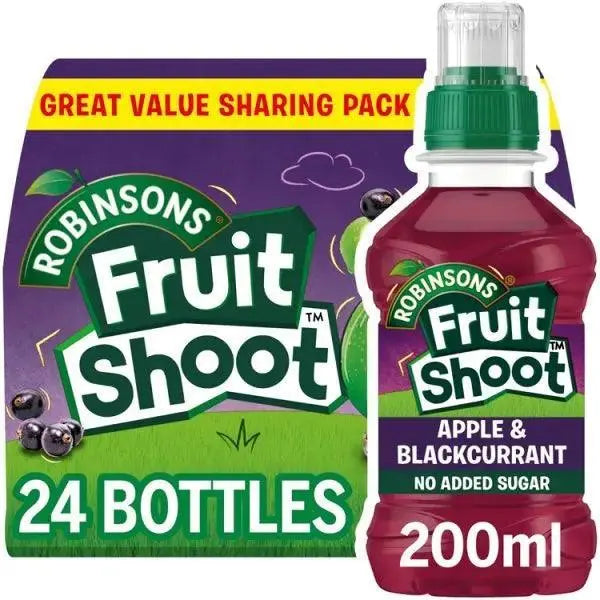 Fruit Shoot Apple & Blackcurrant Kids Juice Drink 24 x 200ml  Adomoo
