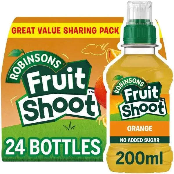 Fruit Shoot Orange Kids Juice Drink 24 x 200ml - Honesty Sales U.K