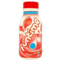 Funtime Strawberry Flavour Milk 480ml (Case of 10) - Honesty Sales U.K