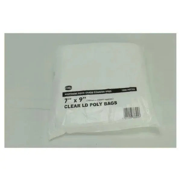 FyNite 1000 Clear Polythene Food Grade Counter Bags  Adomoo
