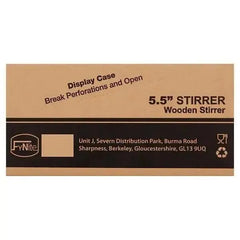 FyNite 5.5" Wooden Stirrer 10 x 1000 (10,000 Per Case) - Honesty Sales U.K