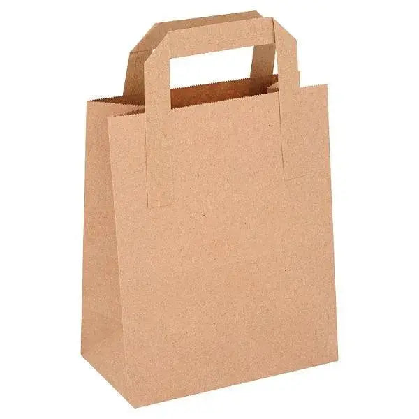 FyNite Medium Block Bottom Take-Away Food Bags-100pcs  Adomoo