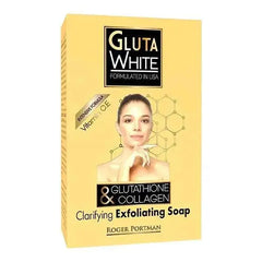 Gluta White Glutathione & Collagen Clarifying & Exfoliating Soap 190g  Adomoo