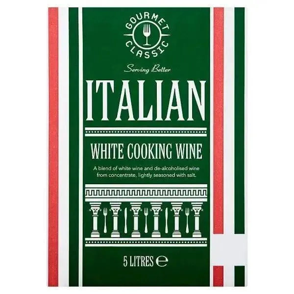 Gourmet Classic Italian White Cooking Wine 5 Litres - Honesty Sales U.K