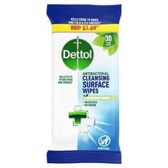 Dettol Antibacterial Surface Cleansing Wipes, 30 Wipes (Case of 10)